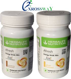 HERBALIFE ENERGY DRINK-CINNAMON,GINGER (PACK OF 2) Energy Bars