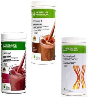 HERBALIFE FORMULA1 ROSE KHEER WITH FORMULA1 CHOCOLATE WITH PROTIEN POWDER 400G Nutrition Drink