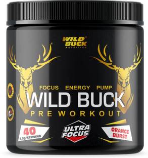 WILD BUCK Ultra Focus Pre -Workout With Creatine, Arginine for Explosive Pump & Intense Energy Drink