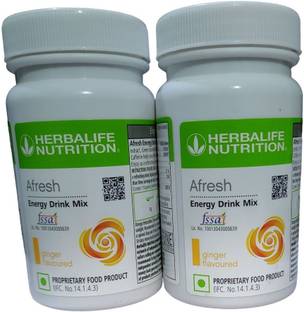 HERBALIFE HN Afresh Energy Drink Ginger Pack of 2 Energy Drink