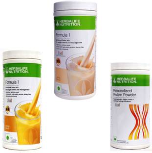 HERBALIFE FORMULA1 MANGO WITH FORMULA1 VANILLA WITH PROTIEN POWDER 400G Nutrition Drink