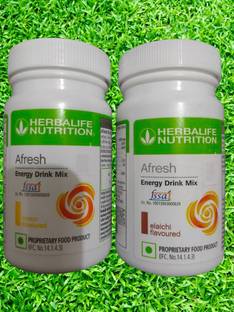 HERBALIFE Afresh Energy Drink Mix lemon And elaichi Flavour Energy Drink