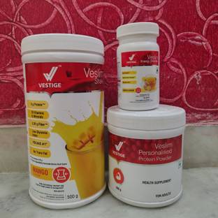 Vestige FORMULA-1 MANGO SHAKE 500GM-PROTEIN POWDER 200GM-ENERGY DRINK LEMON AFRESH Energy Drink