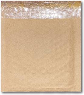 Mehta Envelope Mfg Co Kraft Bubble Envelope, Light Weight Size 6 x 6 Inch Pack of 10 Envelopes