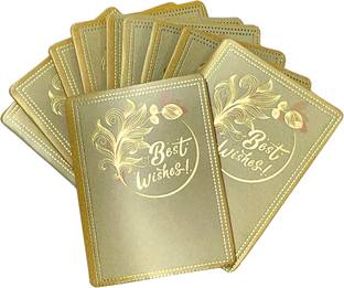 Vanya Creations Shagun Envelopes for Gifting Cash Wedding Money, Passport Fold Best Wishes Print Envelopes