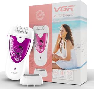 VGR V-722 Professional 2 in 1 Cordless Epilator