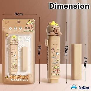 triple paper eraser-brown01 Non-Toxic Eraser