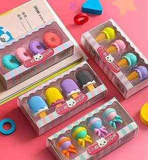 minnie mart Multi Set Eraser Non-Toxic Eraser