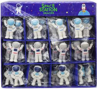 KHUSHA CREATIONS Astronaut Space Look Erasers/Return Gifts/School Supplies For Kids Non-Toxic Eraser