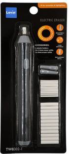 FRKB Electric Battery Operated Automatic Pencil Eraser with 22 Eraser Refills Non-Toxic Eraser