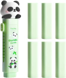 Tech Fuel TECHFUEL Panda Eraser Set Stationary Set Rubber,Fancy Erasers Non-Toxic Eraser Non-Toxic Eraser