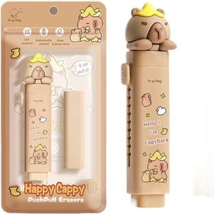 Dhochak Eraser for Kids – Cutter Shaped Eraser Set for Kids, Stationary Set for Kids Non-Toxic Eraser