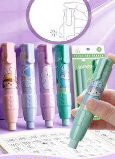 variety palace Creative Cartoon Pattern Cute Erasers (Pack of 2) Multicolour Non-Toxic Eraser