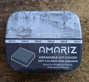 DOMS Amariz Kneadable Art Eraser Pack of 1 With Glue Drops Free Non-Toxic Eraser