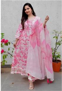 SUBH LAXMI Anarkali Kurta, Bottom & Dupatta Set