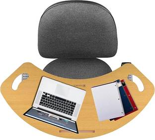 XSOURCE Wood Curved Multipurpose Study Pad Board Use on Chair & Bed with Handles