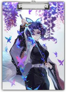 IDEAL FOZ Anime Demon Printed Exampad/Clipboard for kids, students, office use etc_046