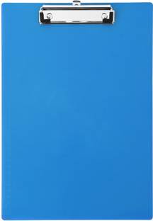 FRKB Blue Acrylic Clipboard Exam Pad Writing Pad for School and Office Use 1pc