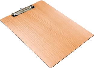 Eduway Wooden Writing_Exam Board_Clipboard Lightweight Exampad (Size- 9.5x13.5 inches)