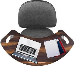 XSOURCE Wood Curved Multipurpose Study Pad Board Use on Chair & Bed with Handles