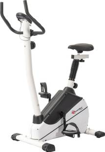 पावरमैक्स फिटनेस BU-610 Magnetic Upright Bike with LCD Display अपराइट स्टेशनरी एक्सरसाइज बाइक