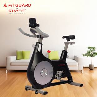 FITGUARD S145 Spin Bike By STAYFIT Smooth Ride 11kg Flywheel Customizable Seat Adjustment Spinner Exercise Bike