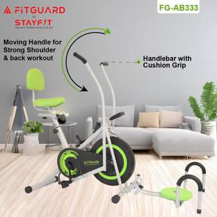 FITGUARD FG AB 333 By STAYFIT Multi Spin Trainer Moving Handle Backrest Twister & Pushup Indoor Cycles Exercise Bike