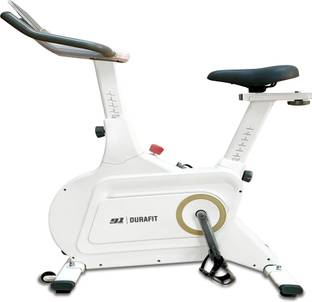 Durafit Pacer Pro 8 Kg Fly wheel | 5 Level Magnetic Resistance | 120 Kg user weight Recumbent Stationary Exercise Bike