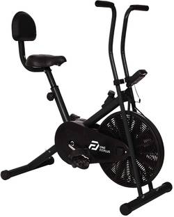 OneFitPlus OFP-1001 Static Handle & Backrest with Diet Plan Services & Trainer Led Sessions Upright Stationary Exercise Bike