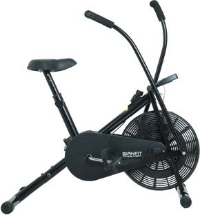 BIONFIT | Air Bike Exercise Cycle Moving Handle | Dual Action Dual-Action Stationary Exercise Bike