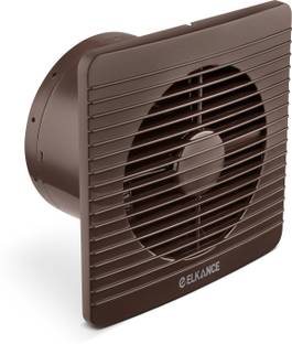 ELKANCE Axial Fan Turbo Brown- High-Efficiency Airflow, Durable Construction, AC-Powered 150 mm Exhaust Fan