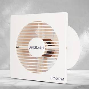unleash Storm 8 inch Exhaust Fan with 100% Copper Motor For Kitchen Bathroom & Home 200 mm 5 Blade Exhaust Fan