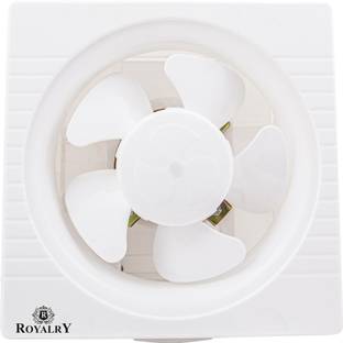 royalry FreshAir 8" White Ventilation Fan for Home & Office – Low Noise with 12 Months Warranty BLDC Motor 200 mm Exhaust Fan