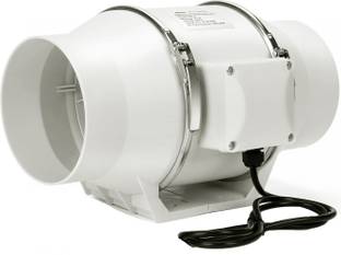 Ardnib 4"100mm Inline Duct Fan/Silent Mix Flow/Circular Inline Fan/ Fresh Air System 100 mm Exhaust Fan