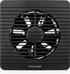 ELKANCE Axial Fan Turbo - Black, High-Performance Cooling, 1-Year Warranty 150 mm Exhaust Fan