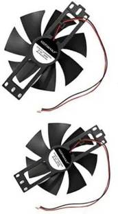 DHRUV-PRO 2PCS DC 18V Plastic Blade Cooling For Induction Cooker Brushless Plastic 80 mm Exhaust Fan