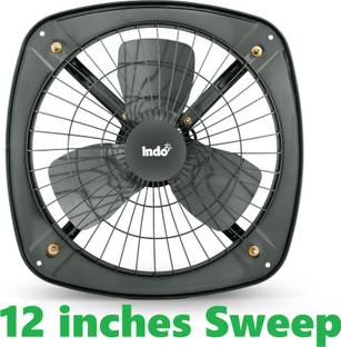 Indo 12 Inch High Speed Exhaust Fan | Powerful Copper Motor | 2 years warranty | 300 mm Exhaust Fan