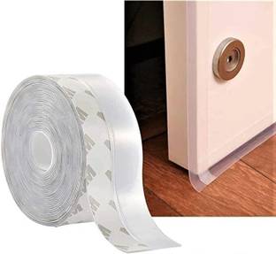 Bellveen 3m Door Seal Tape Window Seal Strip Door Weather Strip Transparent Door Weather Strip Silicon Dust & Water Stopper for Bathroom Door Sealers (Manual)