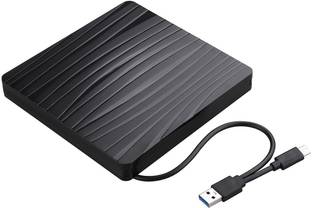 ULTRABYTES External DVD Drive USB 3.0 Type-C USB-C Portable CD DVD +/-RW Optical Drive External DVD Writer