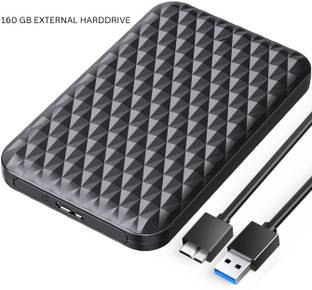 Carecase 160GB Slim Portable External Hard Drive USB 3.0 HDD Storage 160 GB External Hard Disk Drive (...