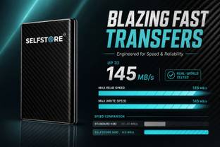 selfstore 500 GB External Hard Disk Drive (HDD)