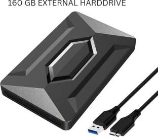 Carecase Slim Portable External Hard Drive USB 3.0 160 GB External Hard Disk Drive (HDD)