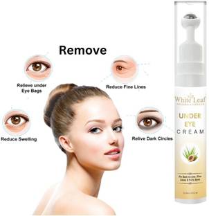 White Leaf Under Eye Cream By Cipla for Dark Circles, Puffy Eyes and Fine for men & women