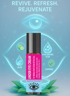 jashvii herbal Under Eye Cream For Reduce Dark Circles, Puffiness & Wrinkles