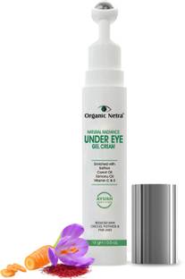 Organic Netra Under Eye Roll On Cream, Reduces Dark Circles, Fine Lines