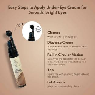 RAWLS Coffee Under Eye Cream Gel for Women & Men to Reduce Dark Circles and Puffiness