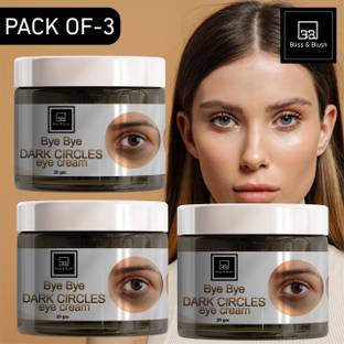 BLISS & BLUSH Dark Circles Eye Cream Wrinkles & Removal Cream(20 gm)(pack of 3)