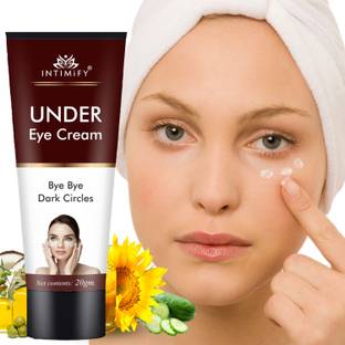 INTIMIFY Ayurvedic Under Eye Dark Circle Cream, Reduces Puffiness & Fine Lines, Wrinkles