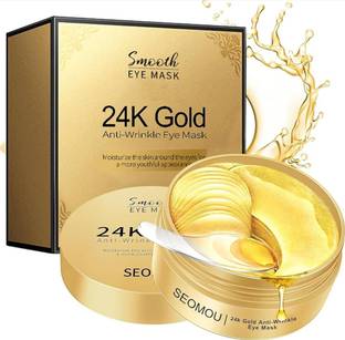 HIWAGA Under Eye Patches for Dark Circles and Puffy Eyes 24K gold