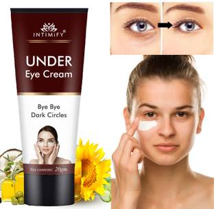 INTIMIFY Under eye cream for women & men, Reduce Dark circles, Wrinkles & Puffiness